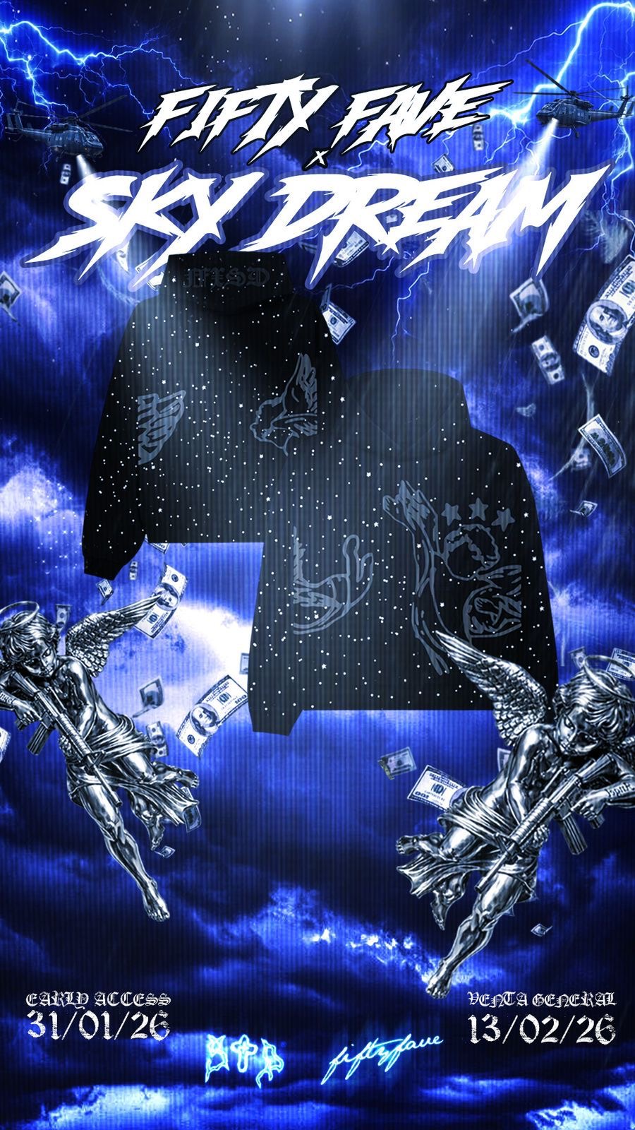 Sky Dream x Fifty Fave “Black Angels”