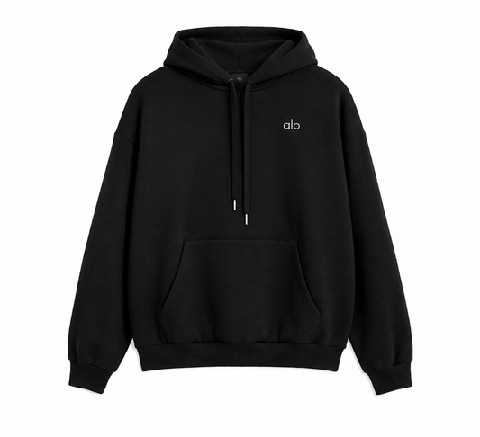 Hoodie Alo Mens "Black"